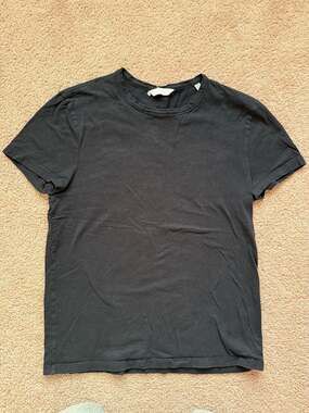 Club Monaco Men's Essential Crewneck T-Shirt Black Size Small